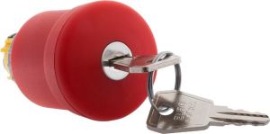 Spamel Przycisk bezpieczeństwa czerwony z kluczykiem (SP22-BSN-01) 1