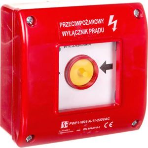Spamel Przeciwpożarowy wyłącznik prądu (PWP1-W01-A-11-230) 1