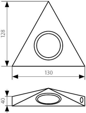 Kanlux Oprawa podszafkowa Zepo LFD-T02/S-C/M 20W G4 IP20 matowy chrom (04386) 3