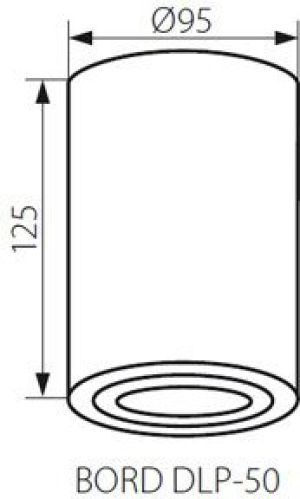 Lampa sufitowa Kanlux Bord 1x50W  (22551) 3