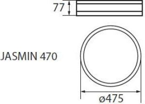 Lampa sufitowa Kanlux Jasmin 3x60W  (23122) 3