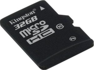 Karta Kingston MicroSDHC 32 GB Class 4  (SDC432GBSP) 1