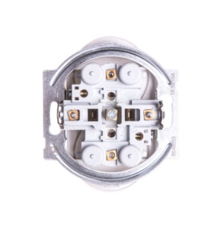 Viko KARRE Gniazdo podwójne z/u białe (90964671) 2