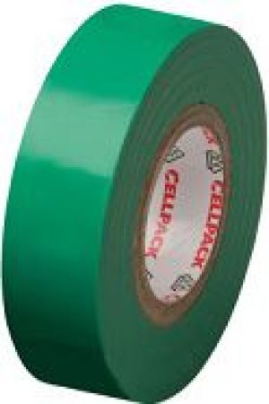 Cellpack Taśma izolacyjna PVC zielona 20m (130629) 1
