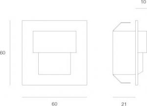 Oprawa schodowa SKOFF Tango mini LED inox (ML-TMI-K-H-1-PL-00-01) 2