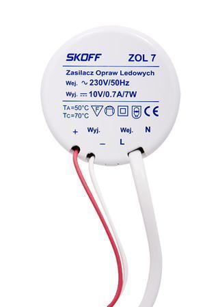 SKOFF Zasilacz LED 10V ZOL 7/10V-7W 1