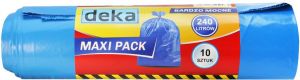 Deka Worki Maxi Pack bardzo mocne 240L niebieskie 10szt. (D-300-0103) 1