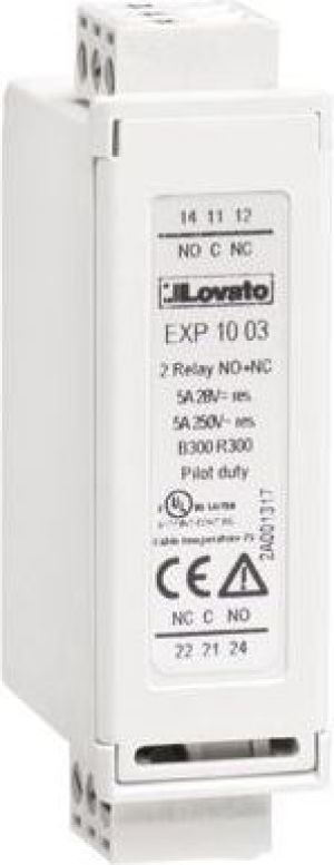 Lovato Electric Moduł dodatkowy, 2 wyjścia przekaźnikowe 5A (EXP1003) 1