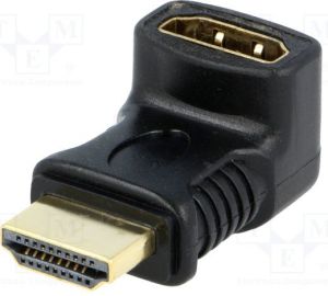 Adapter AV Goobay Adapter kątowy HDMI - HDMI (68782) 1
