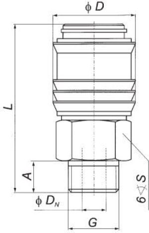 PREMA Szybkozłącze 3/8"  (80.0243.50.38Z) 3
