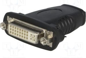 Adapter AV Goobay HDMI - DVI-I czarny (60752) 1