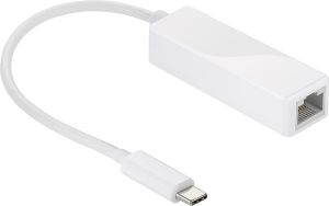 Adapter USB Goobay USB-C - RJ45 Biały  (66255) 1