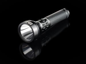 Latarka MacTronic aluminiowa Guardsman Explorer 1 x CREE LED 300lm LI-ion 2,2Ah IP68 czarna + statyw ładujący (L-MX232L-R5-RC) 5