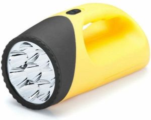 Latarka MacTronic plastikowa 8 x LED 4 x AA żółta (L-N8-LED) 1