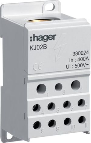 Hager Blok rozdzielczy wieloodejściowy 400A (KJ02B) 1