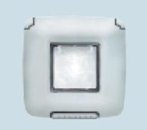 Gewiss ECO60 Ramka hermetyczna pojedyncza pozioma z pokrywą uchylną biała IP55 (GW34881) 1