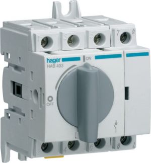 Hager Rozłącznik izolacyjny 4P 32A (HAB403) 1