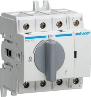 Hager Rozłącznik izolacyjny 4P 80A (HAC408) 1