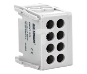 Ergom Blok rozdzielczy kompaktowy BRC 25-1/2 szary (R33RA-02030000101) 1
