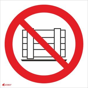 ANRO Tabliczka Nie zastawiać 200 x 300mm (IP1/C1/F) 1