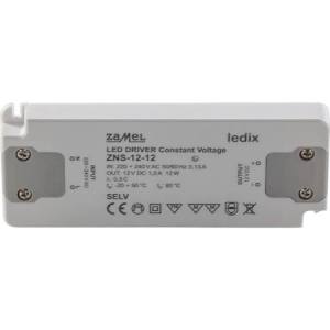 Zamel Zasilacz LED slim 12V DC 12W ZNS-12-12 (LDX10000137) 1