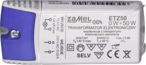 Zamel Transformator elektroniczny 230/11,5V 0-50W ETZ50 (LDX10000041) 1