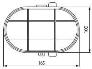 Kanlux Oprawa kanałowa Milo 7040T 1 x 60W E27 IP43 szara (70522) 2