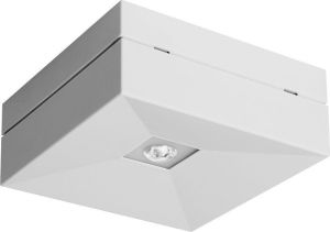 AWEX Oprawa awaryjna LOVATO II LED 3W (opt. universal) 390lm 3h jednozadaniowa AT biała LV2U/3W/BSE/AT/WH - LV2U/3W/BSE/AT/WH 1