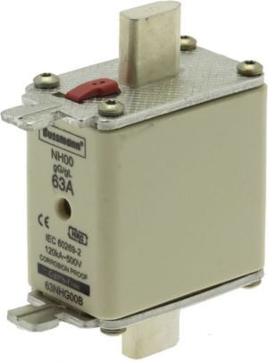 Eaton Wkładka NH00 63A 500V gL/gG podwójny wskaźnik (63NHG00B) 1