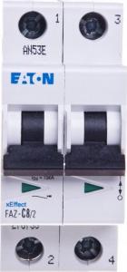 Eaton Wyłącznik nadprądowy 2P C 8A 15kA AC FAZ C8/2 (278755) 1