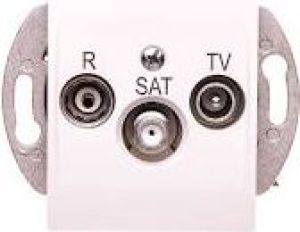 Elektro-Plast Catrin Gniazdo antenowe R/TV/SAT końcowe bez ramki białe (2153-10) 1