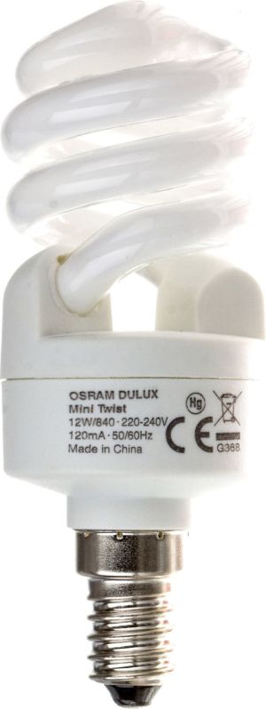 Świetlówka kompaktowa Osram Dulux Twist E14 12W (4052899912533) 1