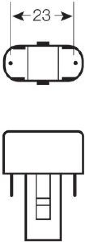 Świetlówka kompaktowa Osram G23 9W (4050300355320) 2