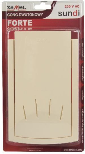 Zamel Gong dwutonowy FORTE GNS-223-BEZ 230V beżowy (SUN10000107) 5
