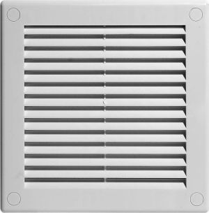 AWENTA Kratka wentylacyjna biała z siatką 150 x 150mm (TRU2) 2