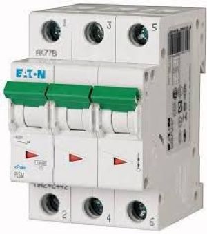 Eaton Wyłącznik nadprądowy 3P C 6A 10kA AC PLSM C6/3-MW (242468) 1