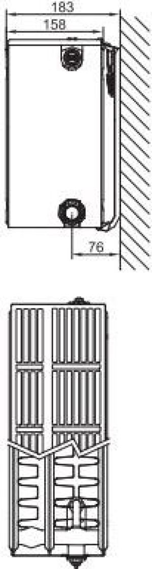 Stelrad Grzejnik Novello Typ 33 600 x 500mm (GR-ST-N-33050) 4