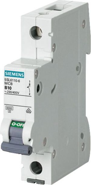 Siemens Wyłącznik nadprądowy 1P B 20A 6kA AC (5SL6120-6) 1