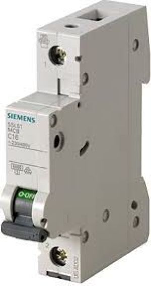 Siemens Wyłącznik nadprądowy 1P B 6A 6kA (5SL61066) 1