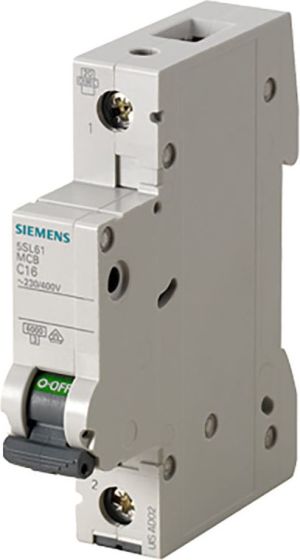 Siemens Wyłącznik nadprądowy 1P B 10A 6kA (5SL61106) 1