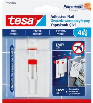 Tesa Gwoździe samoprzylepne regulowane do płytek i metalu do 4kg 2szt. (H7776702) 16
