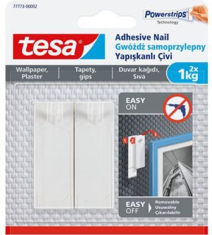 Tesa Gwoździe samoprzylepne do tapet i tynku do 1kg 2szt. (H7777302) 25