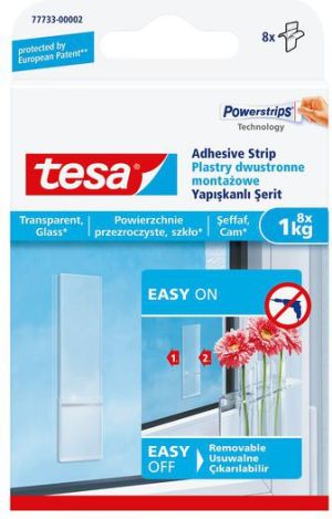Tesa Plastry montażowe samoprzylepne przezroczyste do 1kg 8szt. (H7773302) 5