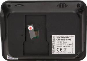 Orno Elektroniczny wizjer do drzwi 3,5cala z dzwonkiem, podświetleniem nocnym, zoomem i funkcją nagrywania, bateryjny (OR-WIZ-1102) 5