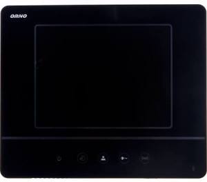 Orno Zestaw wideodomofonowy dwurodzinny z ekranem TFT-LCD 7 cala i czytnikiem zbliżeniowym czarny ARX MULTI P 1