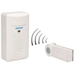 Orno Dzwonek bezprzewodowy DISCO DC 230V z learning system biały 2