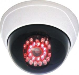 Orno Atrapa kamery monitorującej CCTV z diodami podczerwieni biała (OR-AK-1202) 1
