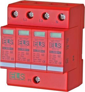 ELS Elektrotechnika Ogranicznik przepięć B+C 4P 275V 60kA 1,5kV EL30B+C 4P 4,5kA 1