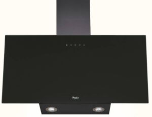 Okap Whirlpool Okap kominowy AKR 039 GBL czarne szkło 80cm 2