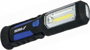 Dedra akumulatorowa 3W COB LED + 1W LED zasilacz USB na 230V i 12V (L1022) 1